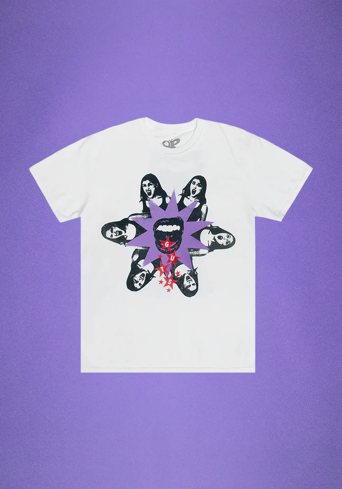 GUTS dateback t-shirt in white - Image 5