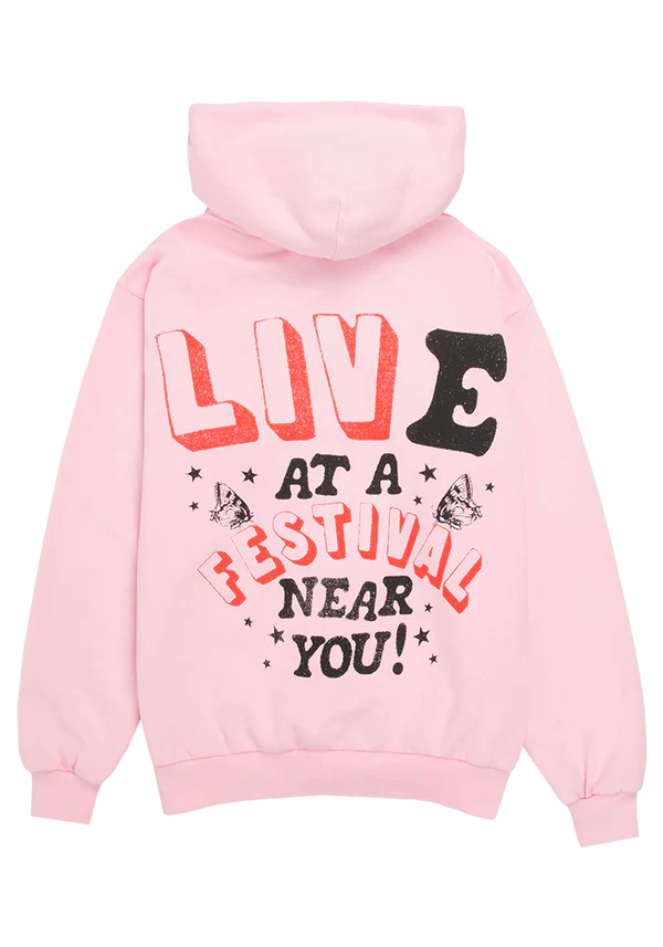 live at a festival near you zip hoodie - Image 4