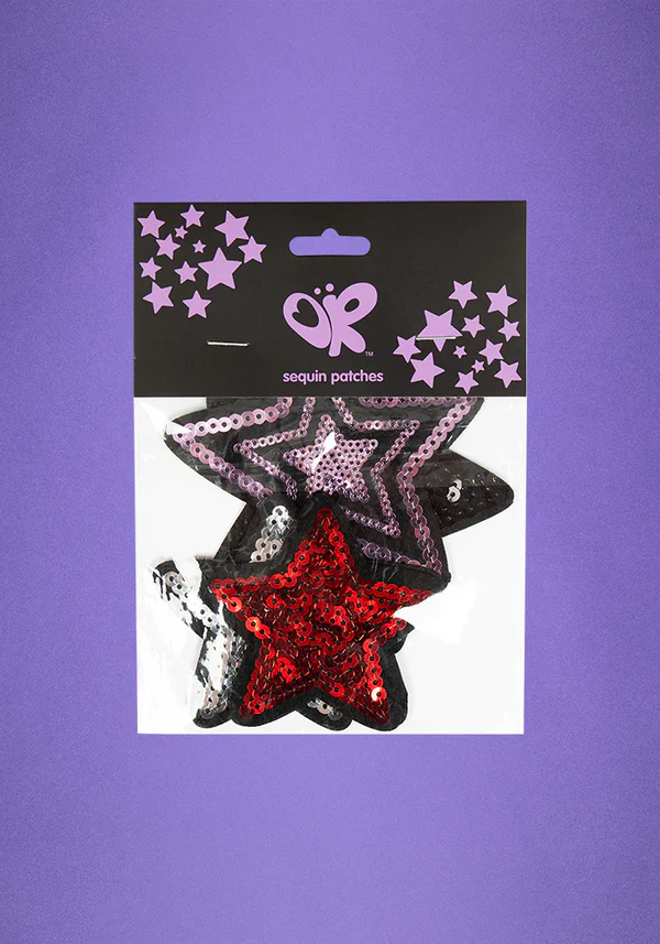 sequin star patch set - Image 3