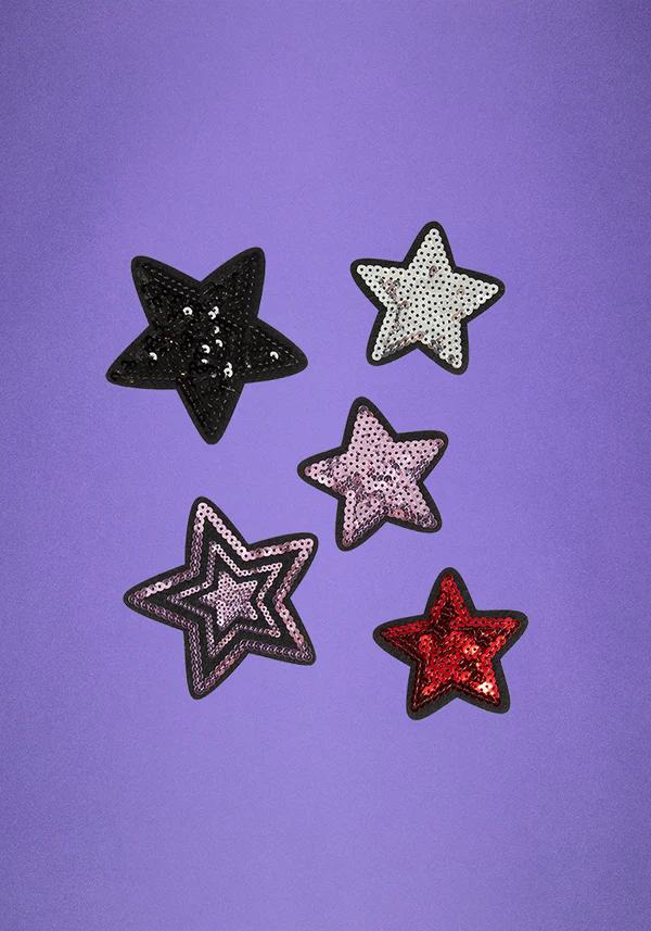 sequin star patch set - Image 4