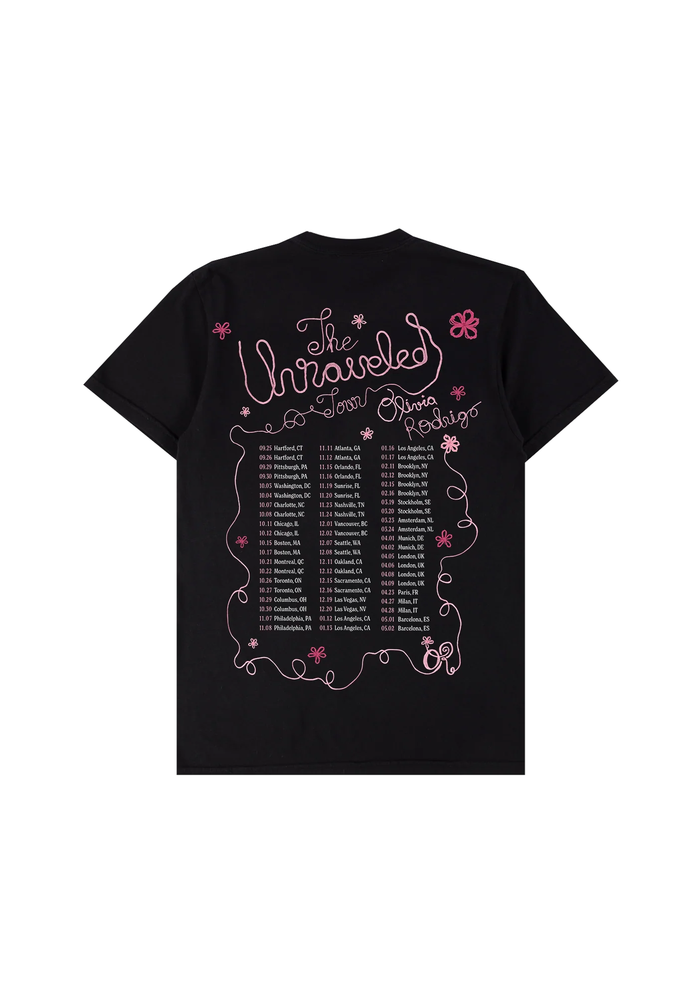 the unraveled tour t-shirt - Image 2